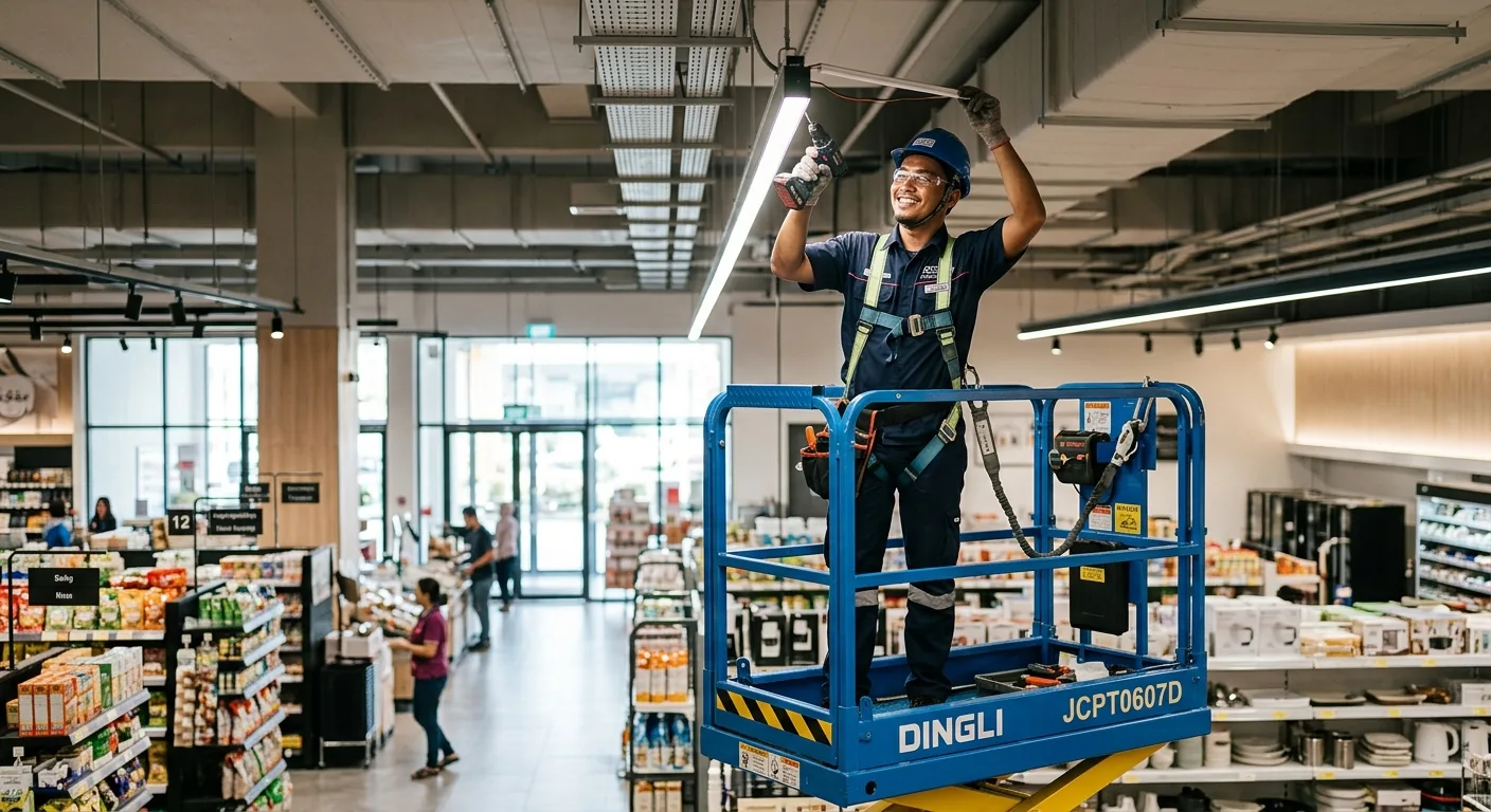 Mini Elektrik scissor lift - 6 - 8 meter